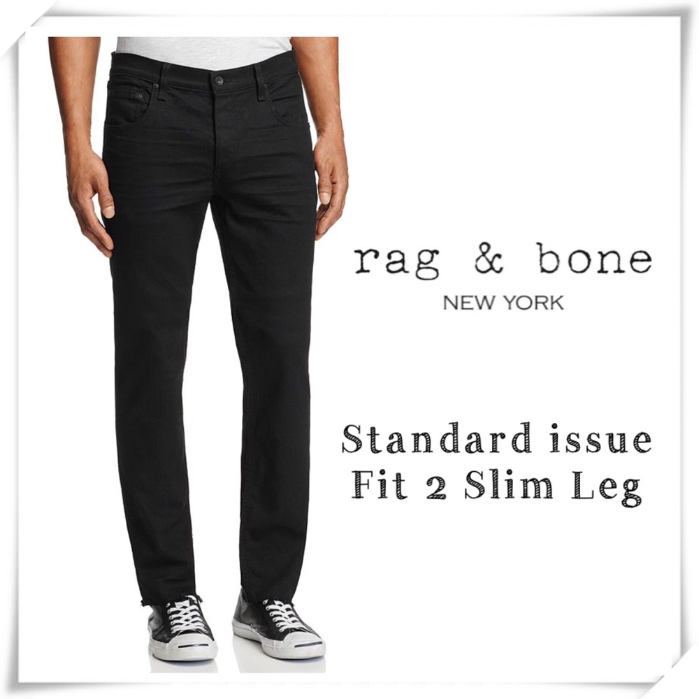 Rag and Bone Standard issue Fit 2 Slim Leg Jeans